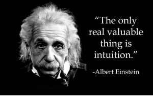 Intuitie, Albert Einstein